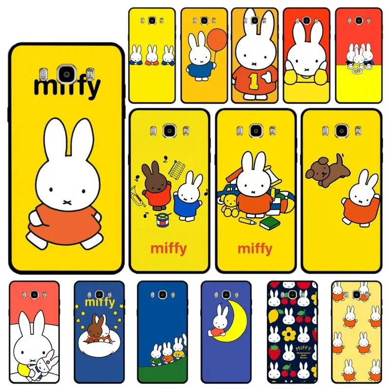 

BANDAI Miffy Phone Case for Samsung J 4 5 6 7 8 prime plus 2018 2017 2016 J7 core