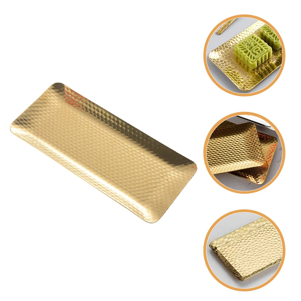 

Decorative Trays Dish Plate Trinket Tray Fruit Tray Jewlery Tray Towel Storage Tray Snack Stainless Steel Storage Tray