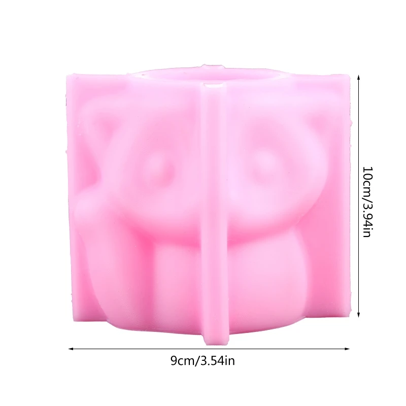 3D цветочный горшок с животными УФ-форма для эпоксидной смолы ваза суккулентов