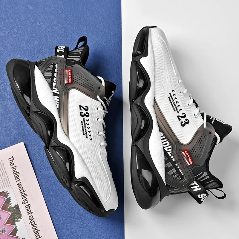 

Модные мужские кроссовки MODX на платформе, мужские повседневные сетчатые мягкие кроссовки для бега, роскошная спортивная обувь для баскетбола, тенниса