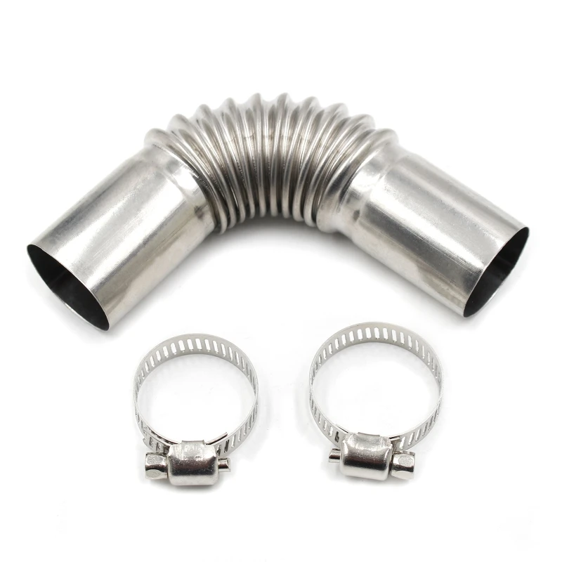 

Car Exhaust Tube Connector Pipe AirDiesel Parking Heater with 2 Clips ForWebasto