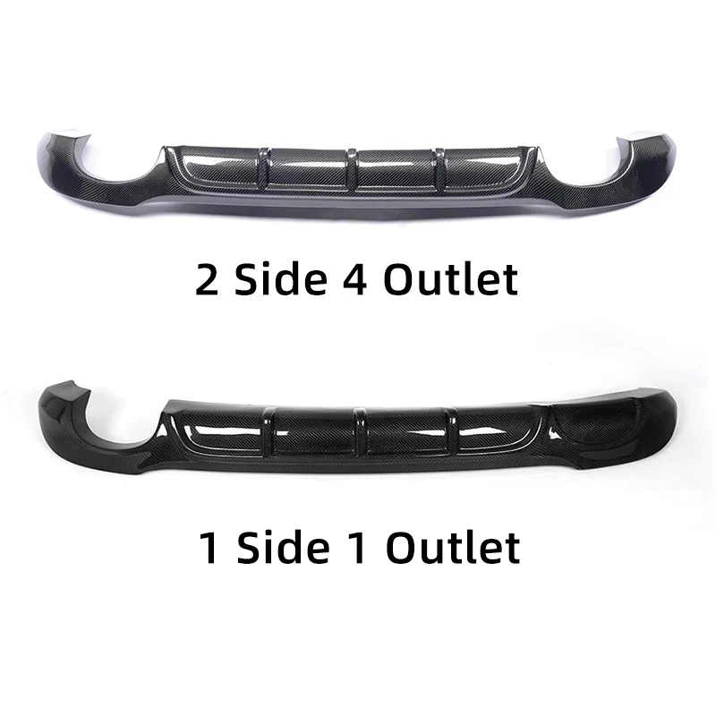 Автомобильный задний бампер из углеродного волокна диффузор спойлер для губ Для