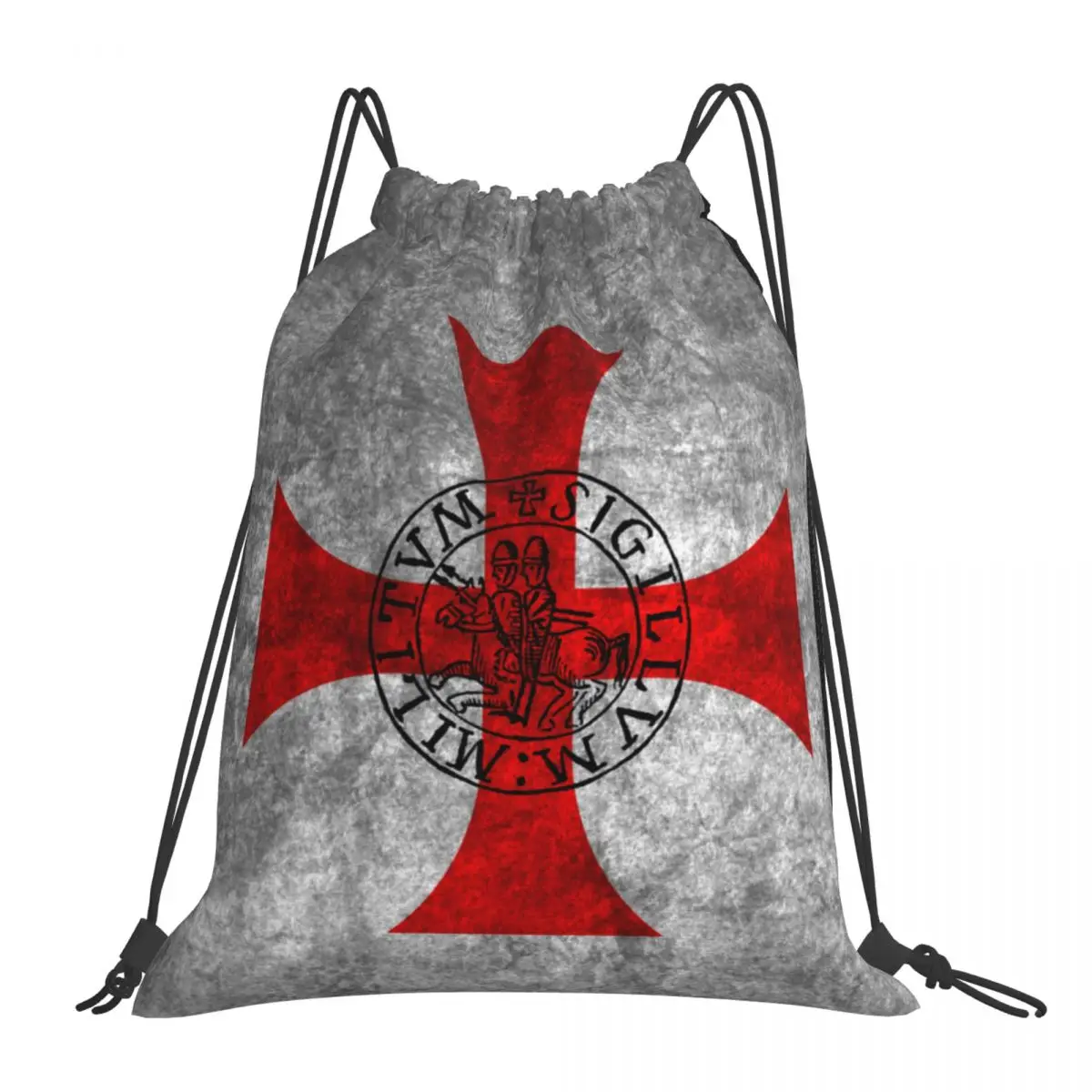 

The Crusaders Drawstring Backpack Bag Gym Sport Sackpack Women Men String Cinch Yoga Lightweight Unisex knapsack