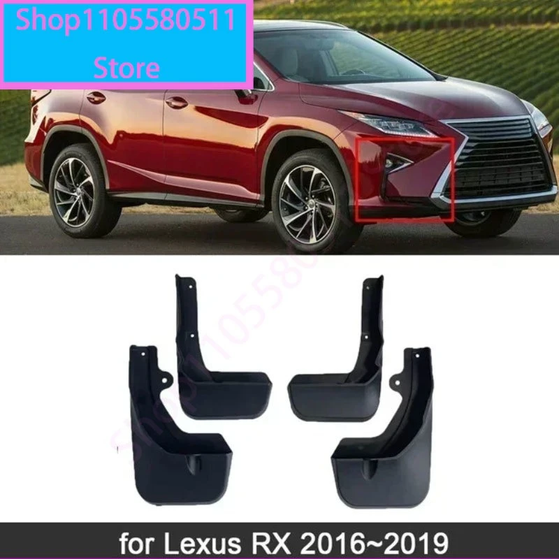 Фото Брызговики (защита от брызг) для Lexus RX RX350 RX450h RX200T RX350L F-sport 2016-2022 годов выпуска, автомобильные аксессуары №5