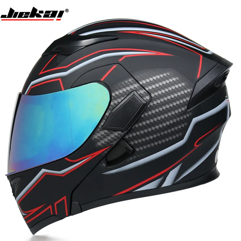 Hot Sales Motorcycle Helmet Inner Sun Lens Riding Bike Helmet Flip Up Modular Motocross Capacete Moto Open Face Casco Moto Dot enlarge