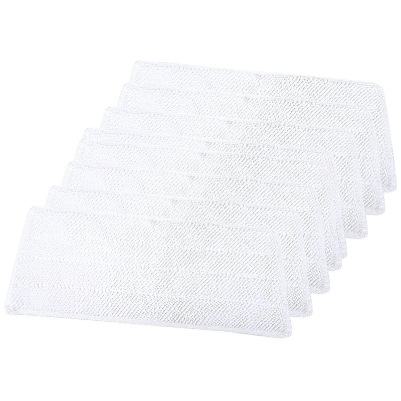 

8 Replacement Covers Suitable For Vileda Steam XXL Power Pad Steam Cleaner Replacement Cover, Washable In White