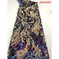 gorgeous african sequins vintage clothes %e2%80%8bnigerian tulle lace fabrics textiles zdpe15063