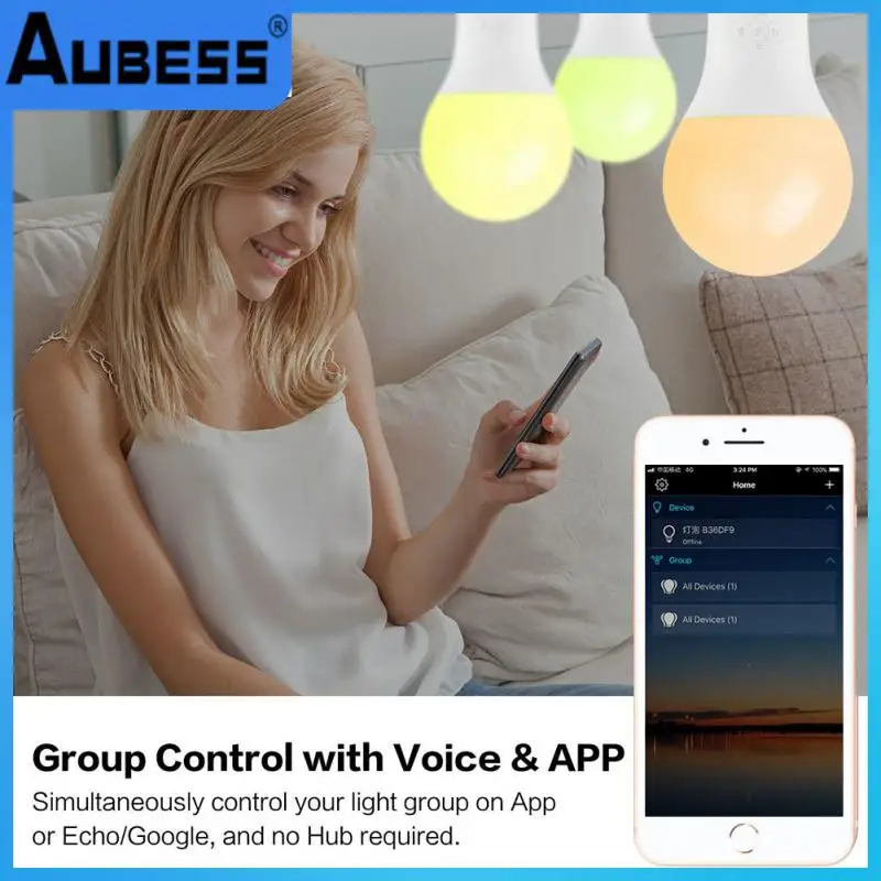 

2/3/5 шт., Светодиодная лампа E27 с регулируемой яркостью