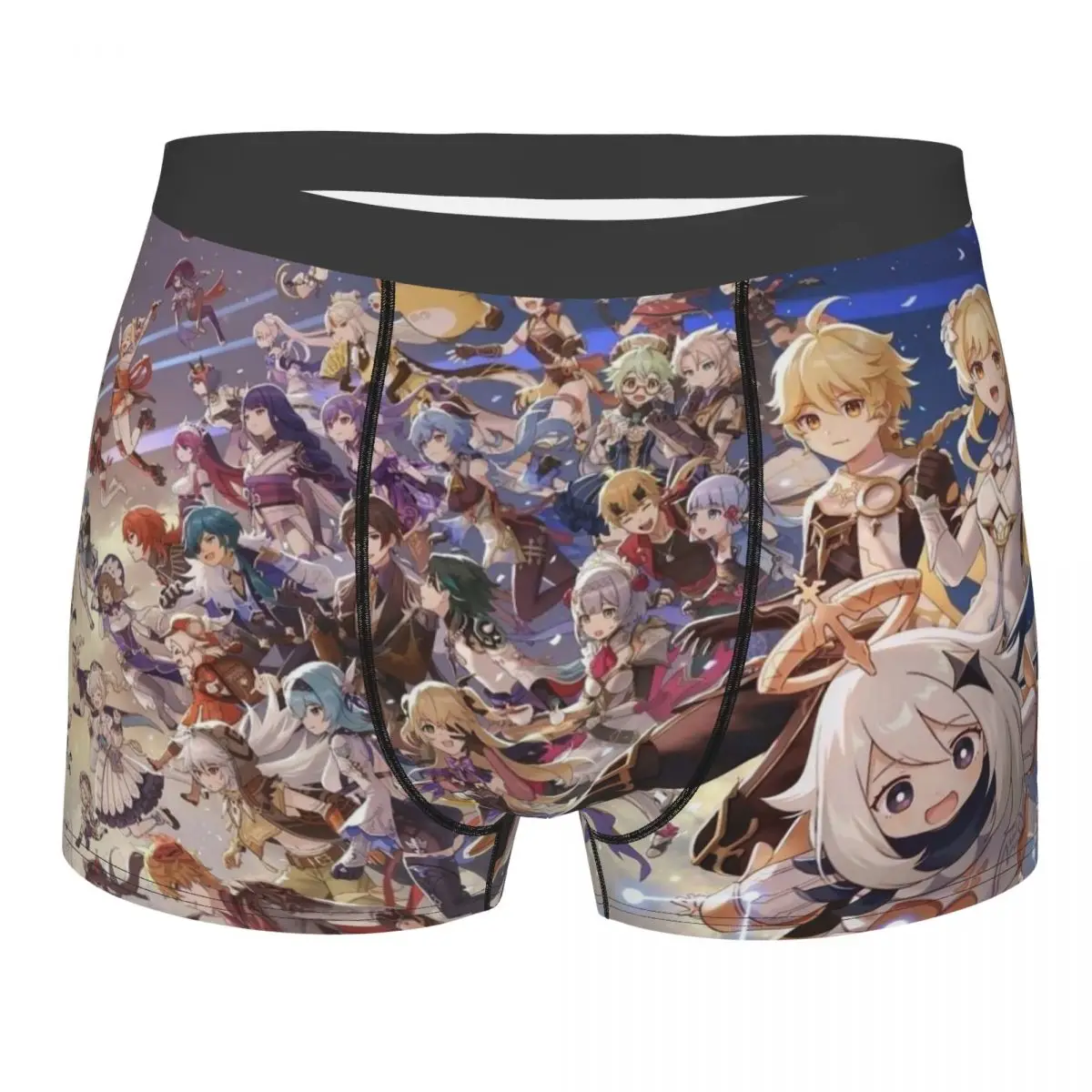 

Genshin Impact Characters Anime Manga Underpants Breathbale Panties Male Underwear Ventilate Shorts Boxer Briefs