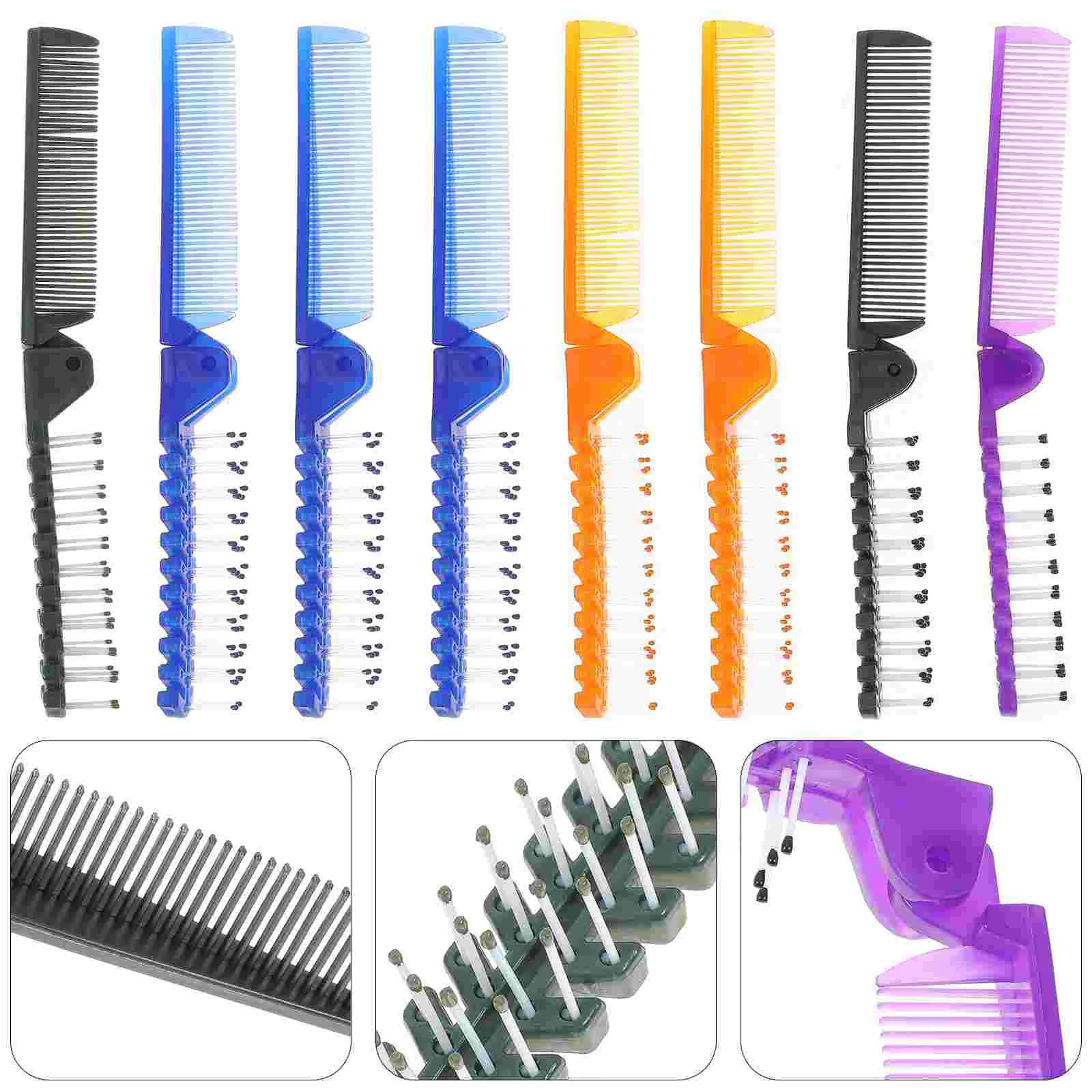 

Comb Hair Folding Brush Foldable Combs Anti Portable Travel Staticcurly Beard Menwomen Compact Heade Double Pocket Fine