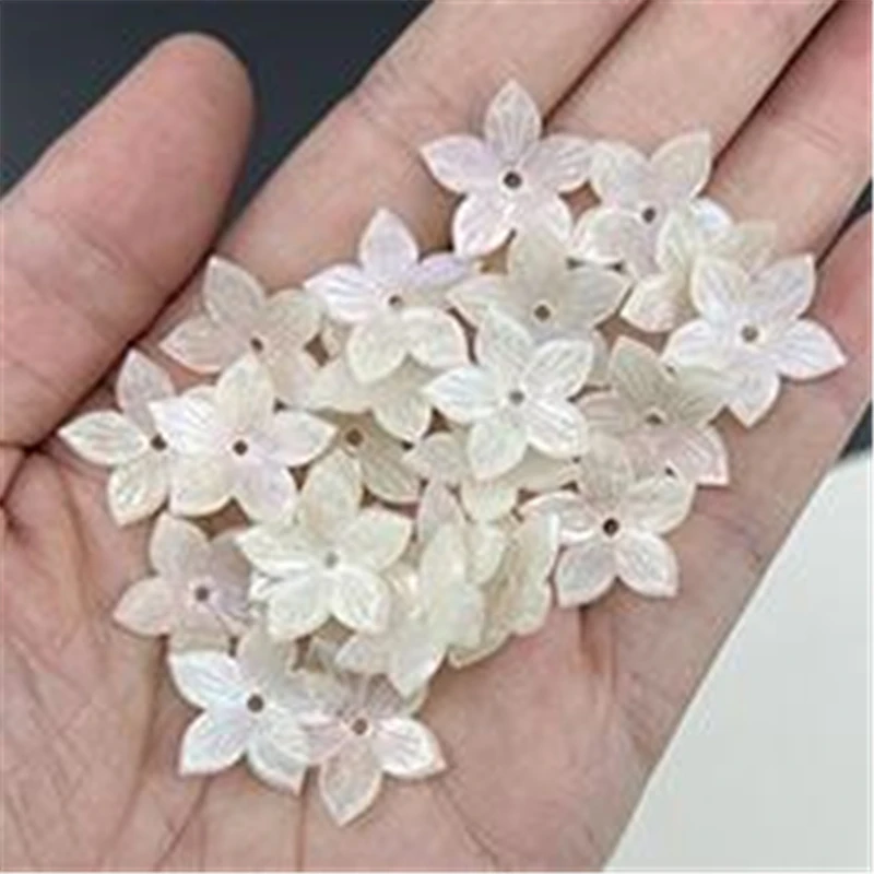 10Pcs/Lot Acetic Acid 3D Flower Beads Torus 18MM Petals Spacer Beads Charm Connectors Diy Hair Jewelry Making Resin Acessories