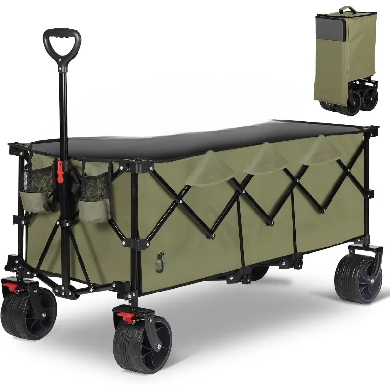 Складной удлиненный вагон Sekey 48 дюймов грузоподъемность фунтов сверхпрочная