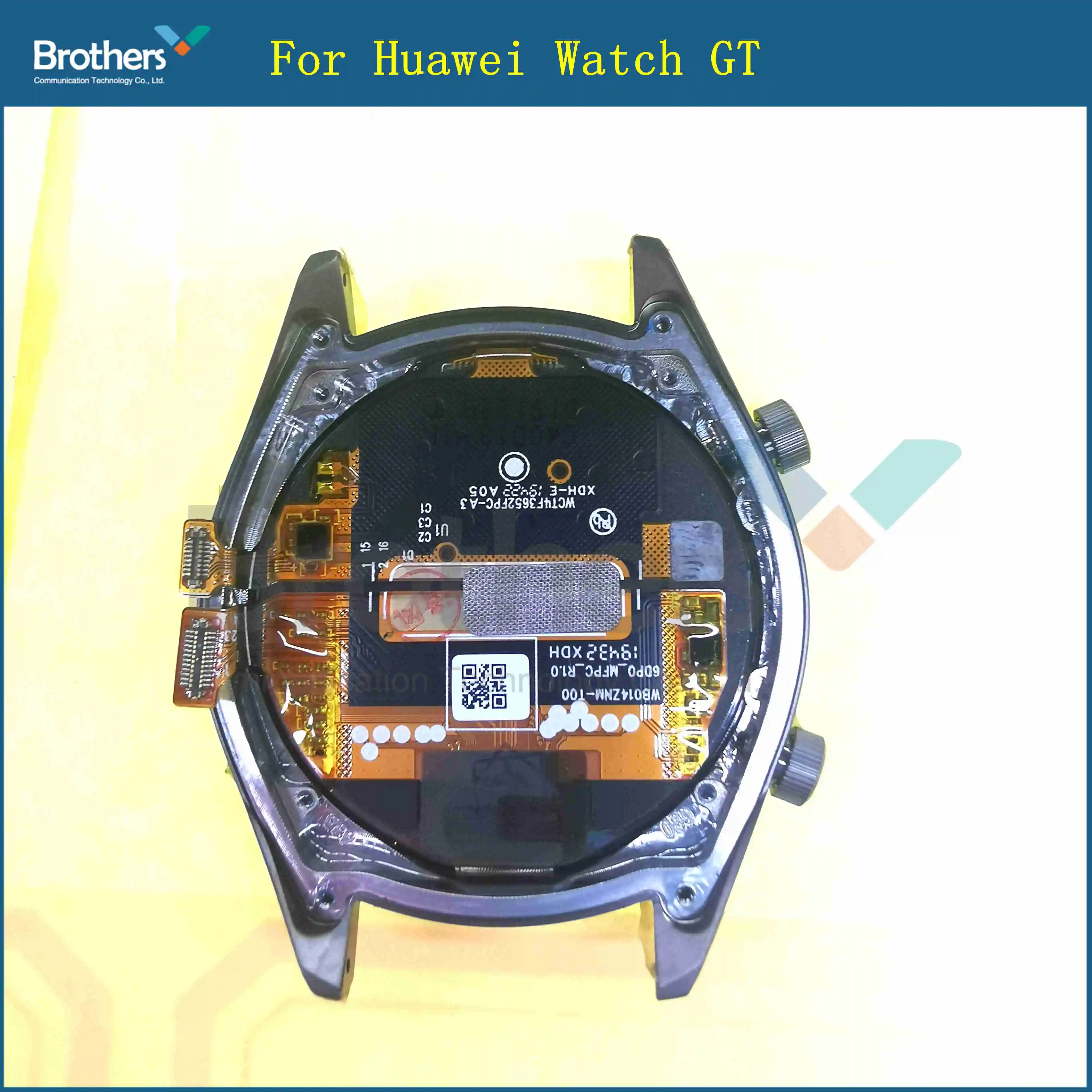 For Huawei Watch GT FTN-B19 LCD Display + Touch Panel Digitizer For Huawei Watch GT FTN-B19 46MM AMOLED Display With Frame
