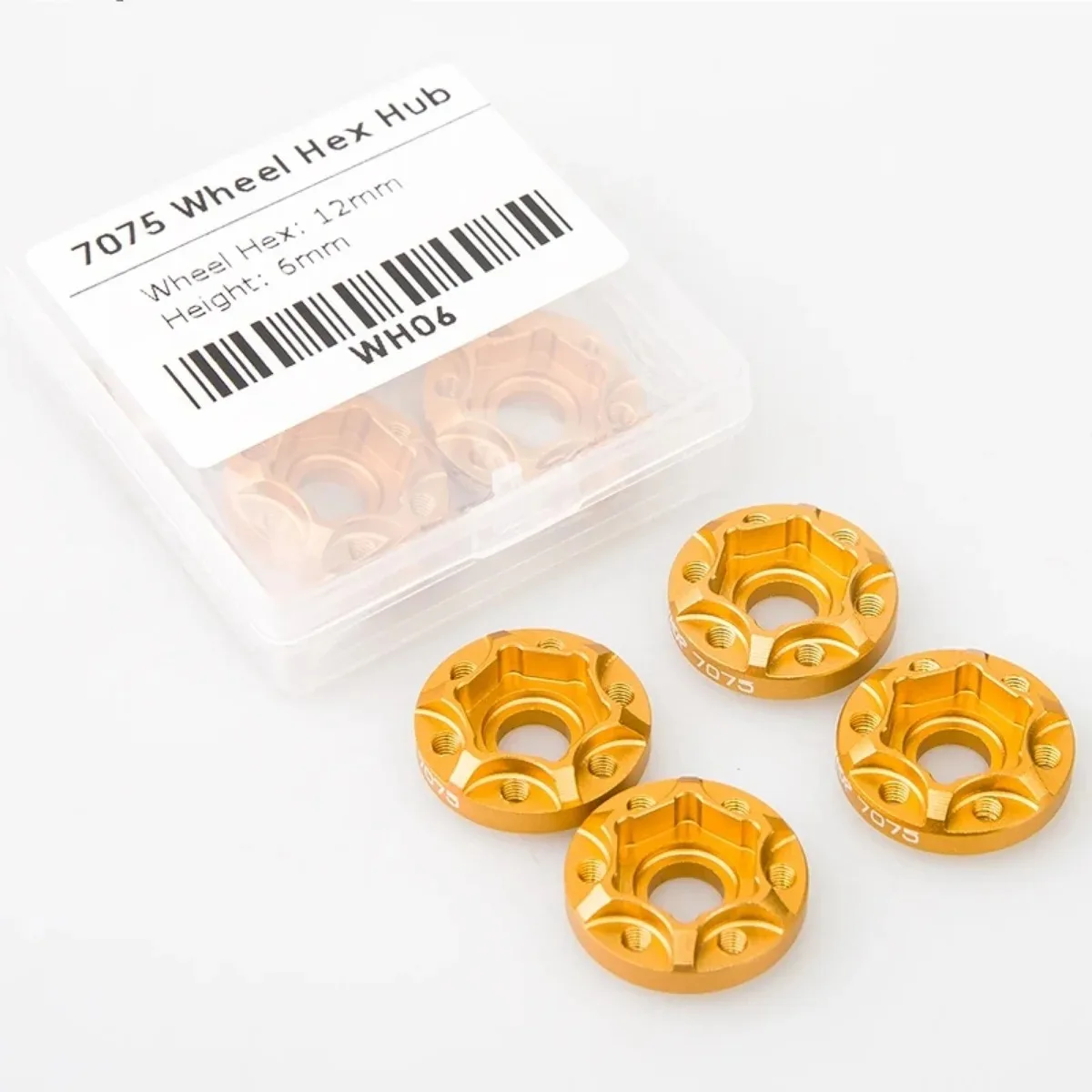 Rhinocrawler 4 шт. RC шестигранная втулка 6 мм 9 12 15 18 22 для 1/10 гусеничных колес 1 2 осевых SCX10