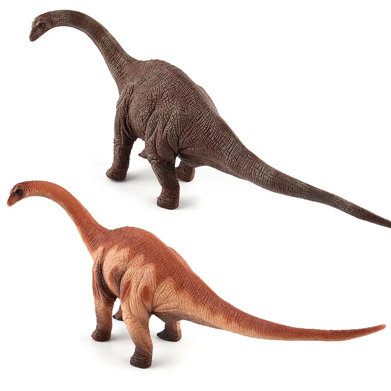 

Big Jurassic Dinosaur Simulation Brontosaurus Toy Soft PVC Plastic Hand Painted Animal Model Collection Toys for Children Gift