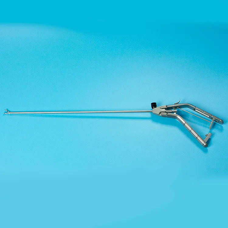 

Laparoscopy needle holder curved laparoscopic needle holder curved reusable Surgical needle holder
