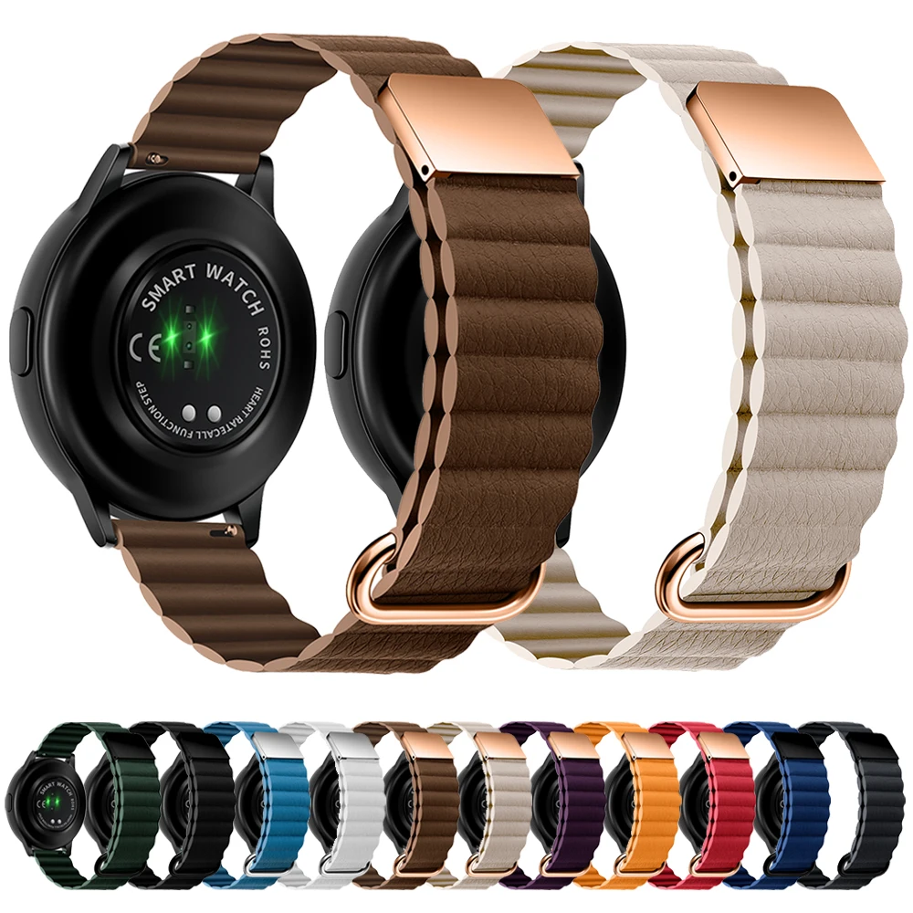 Кожаный ремешок для SUUNTO 9 PEAK браслет 5 3 металлическая Магнитная Петля 20/22 мм