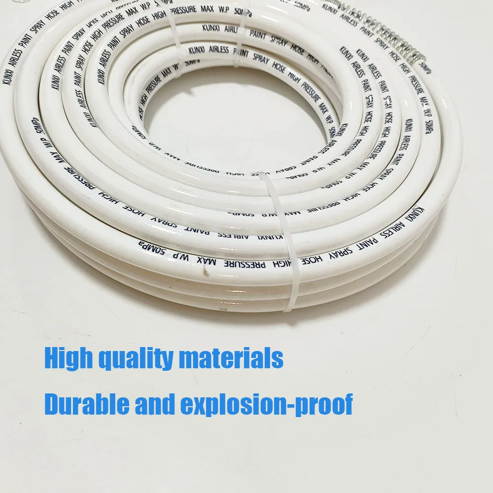 Белый 1/4 дюймовый шланг для распыления без воздуха распылитель с максимальным