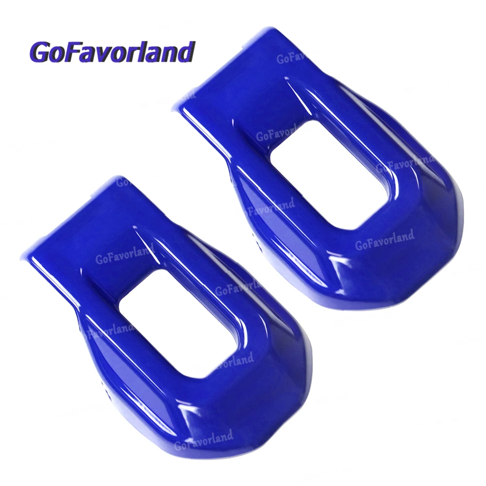 

Передняя защелка капота двигателя 2 шт., защелка, крышка, отделка, синий пластик для Jeep Wrangler 2018-2021, Гладиатор JT 2020-2021