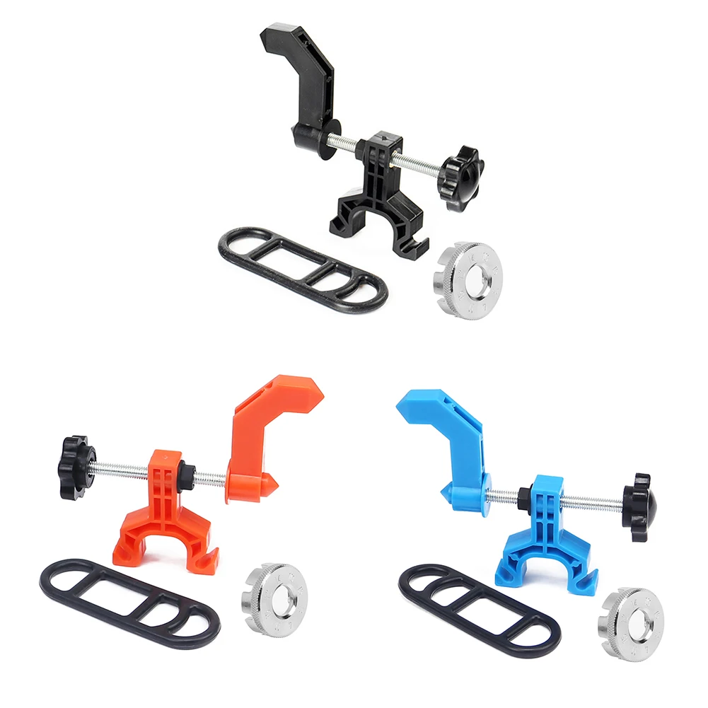 

Portable Bike Wheel Repair Tools Mini Bike Centering Wheel Repair Correction Bracket with Spoke Wrench Cycling Accessories