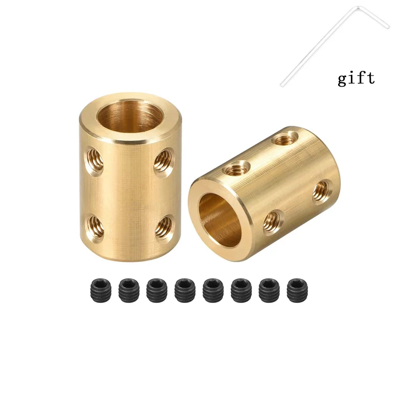 

1 шт. D16L22, латунный медный Coppe вал, резьба соединителя трансмиссии двигателя CNC, 3D печать, часть 4 мм/5 мм/6 мм/8 мм, коннектор