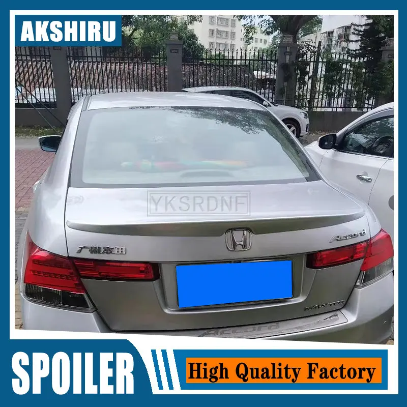 

For HONDA Accord 8th Spoiler 2008 2009 2010 2011 2012 2013 High Quality ABS Material Car Rear Wing Primer Color Rear Spoiler