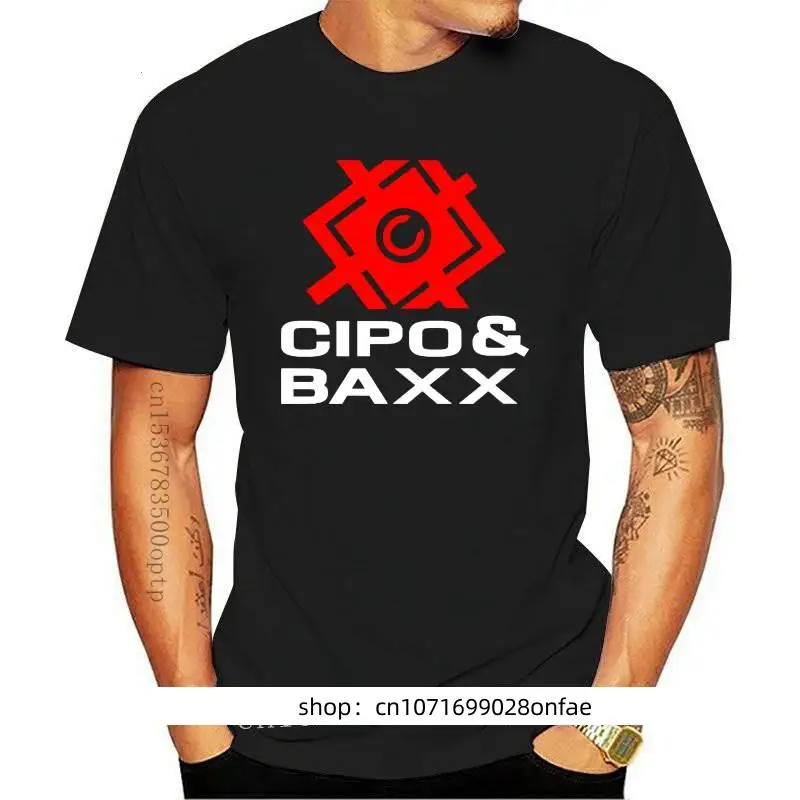 

Tee CIPO BAXX LOGO BLACK T SHIRT S-2XL SIZE