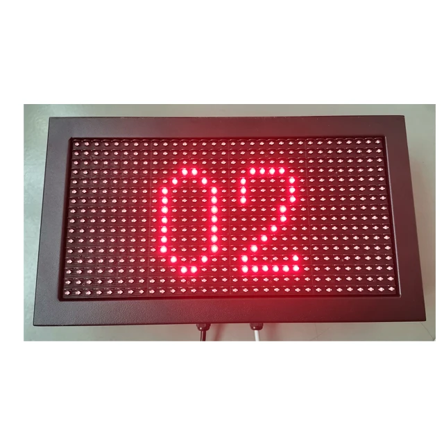 

Outdoor P10 Single Red LED Display Small LED Sign