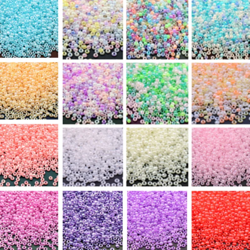 

2mm Macaron Colored Frosted Glass Premium Seed Beads Round Spacer Beads DIY Handmade Jewelry Accessories 1000 Pieces