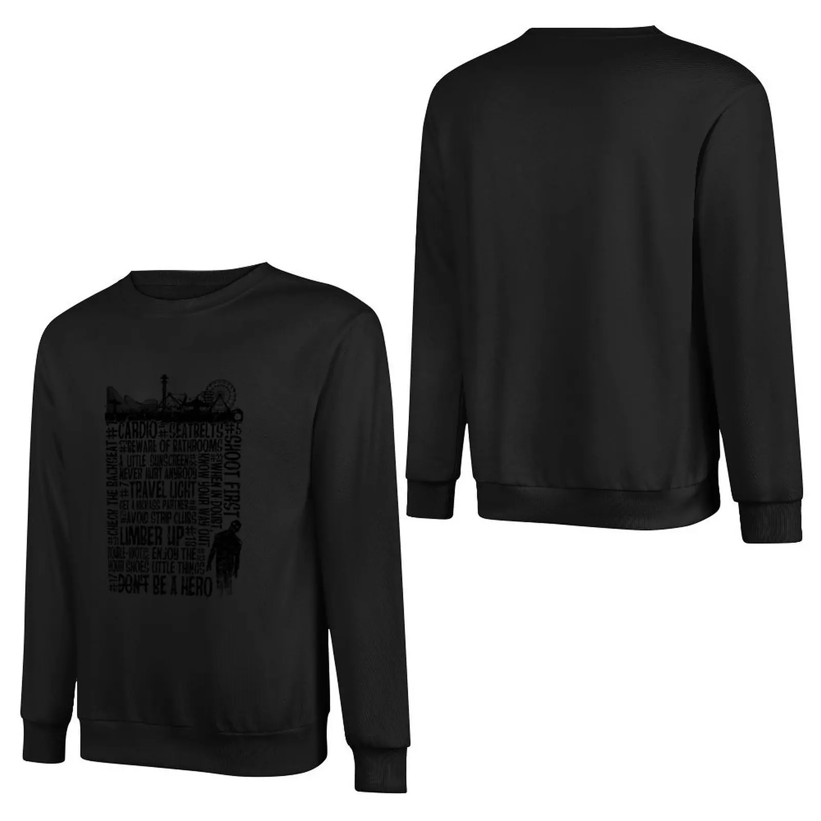 Пуловер с капюшоном The Zombieland Rules мужская толстовка осенняя куртка комплект