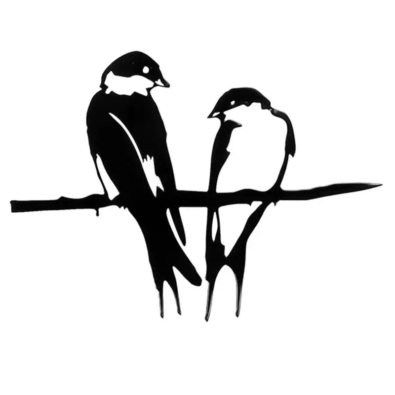 

Металлический садовый декор в виде птицы, декор для двора, сада, ласточки, внутреннего двора, для улицы