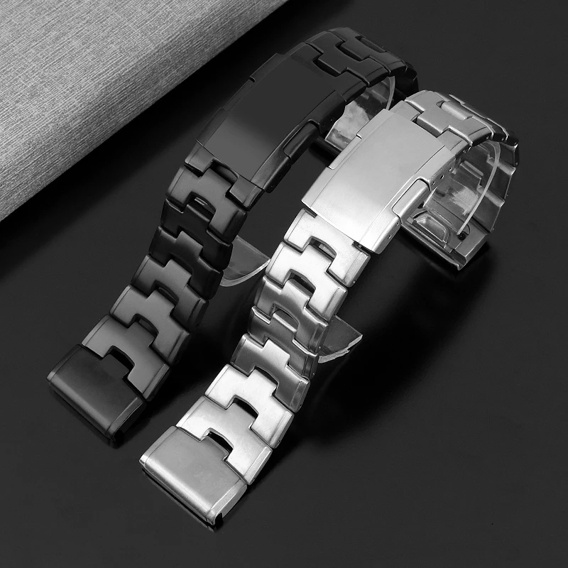 Фото Мужской титановый ремешок 22 мм для часов Amazfit Falcon, металлический ремешок, аксессуары №3