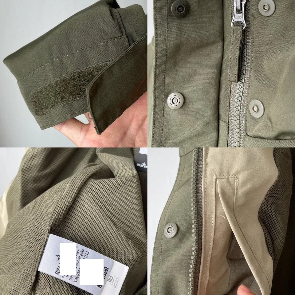 

2023 Stone Armbands Hooded Fall Jacket Men's Hooded Workwear Coat Sports Mountaineering Windproof City Jacket Island