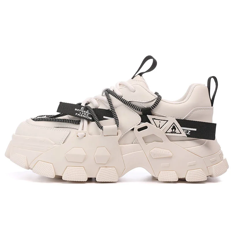 

Женские кроссовки на массивной платформе, модная повседневная спортивная обувь на толстой подошве, весна-лето