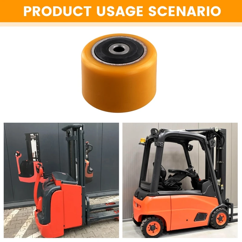 Колесо 12 мм для вилочного погрузчика Linde L1/L14/L16 колесный нагрузочный ролик в сборе