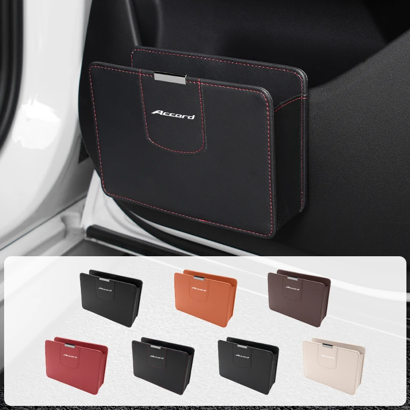 Кожаный органайзер для хранения дверей автомобиля держатель солнцезащитных