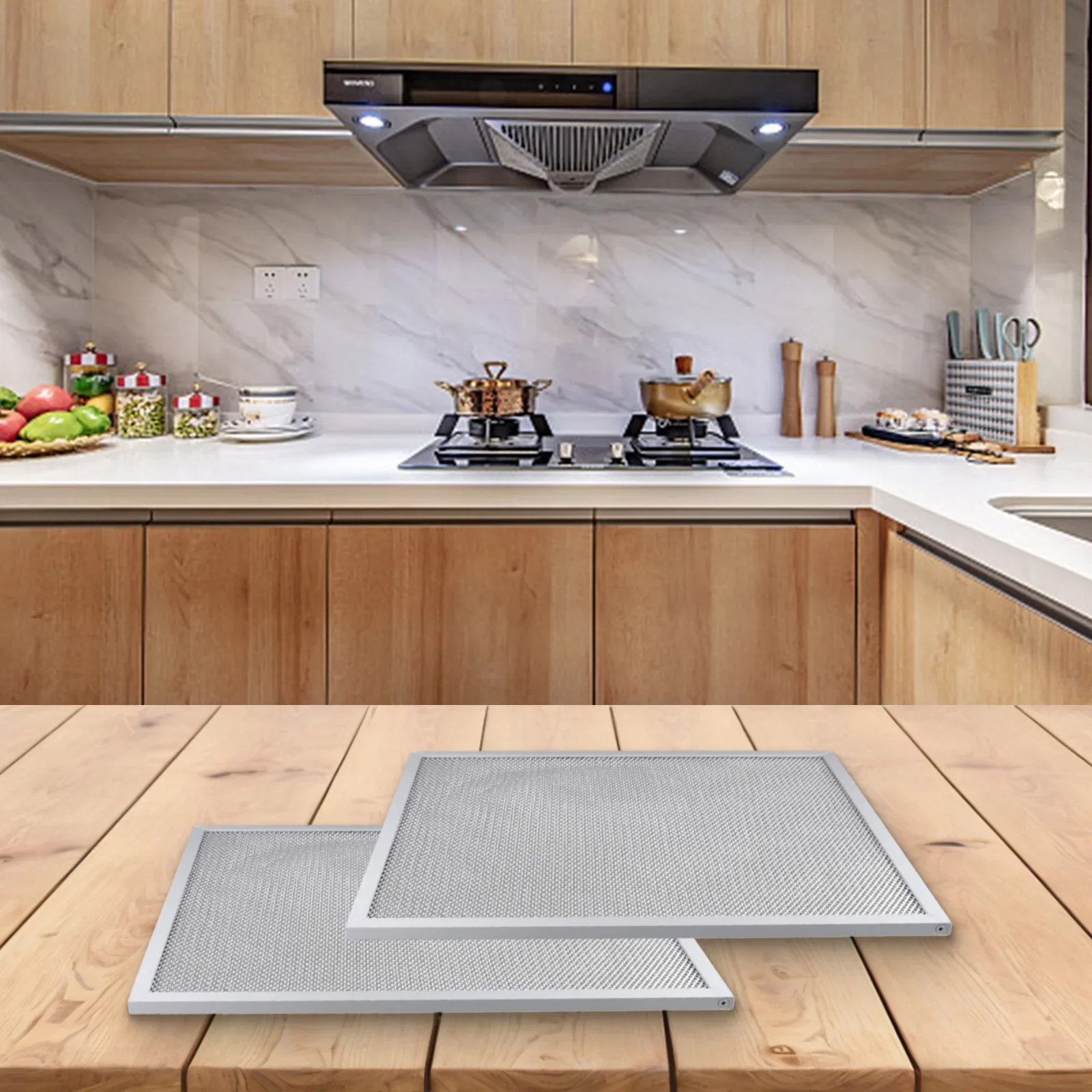 2 шт. алюминиевые фильтры для капота трубы подходит Alto 600 RA6WH CHEF A1260 A1290 RF2A60 RF2A61 и RH601