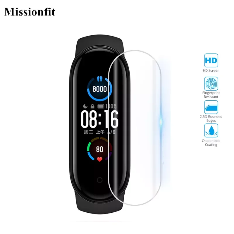 

1/3/5pcs Hydrogel Protective Film for Xiaomi Mi Band 6 5 4 3 Full Screen Protector Hydrogel Film for Xiaomi Miband Accessories