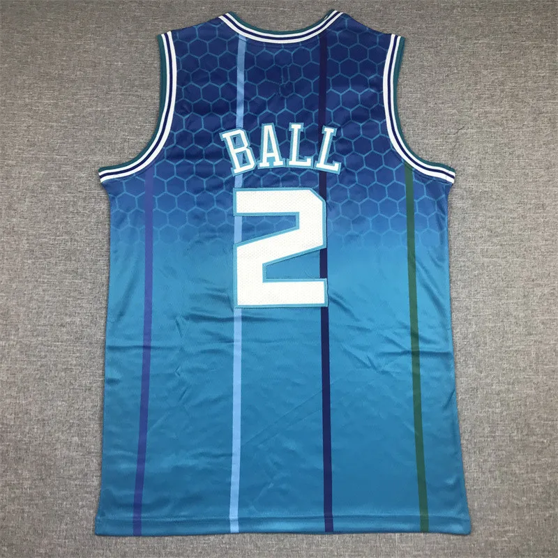 

Мужские Молодежные американские баскетбольные Джерси, Спортивная рубашка с мячом LaMelo Ball 2022 City Edition, шорты
