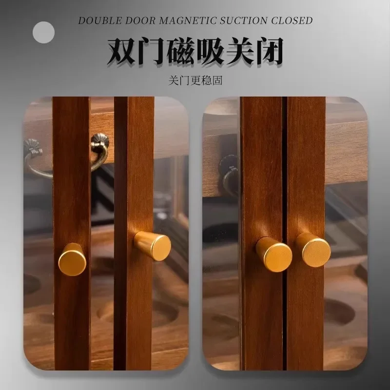 Высококачественные прозрачные белые бокалы для вина набор шкафов хранения из