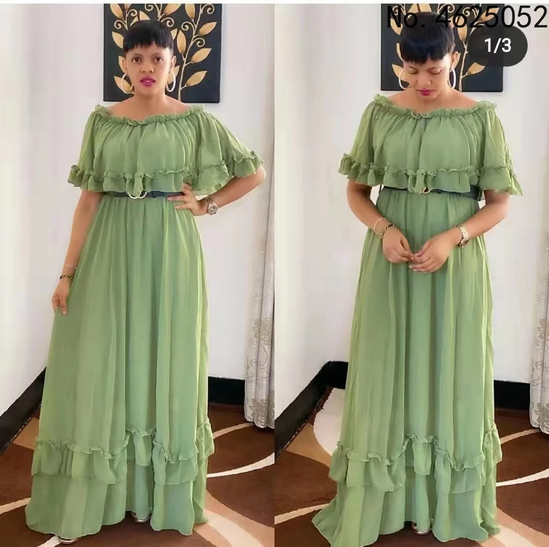 

Женское платье с Африканским принтом, платья Дашики с длинным рукавом, вечерние платья, кафтан 2022, Весенняя женская одежда, халат в стиле бох...