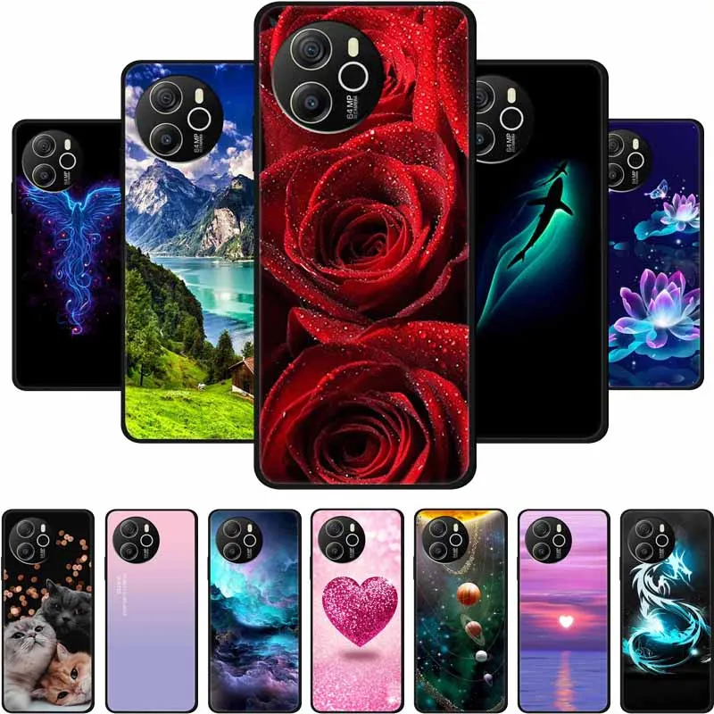 Фото Чехол для телефона Blackview Shark 8, задняя крышка, 6,78 дюйма, черный силиконовый мягкий чехол для Blackview Shark 8, противоударный чехол №1