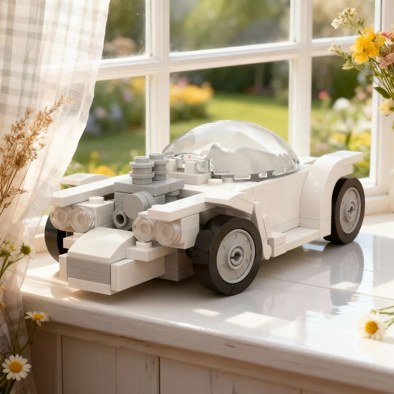 Фото 168 деталей MOC Beatnik Bandit City Champions, модель игрушек, строительные блоки, рождественский подарок, архитектурный конструктор, подарок на день рождения, сборные кирпичики. №1