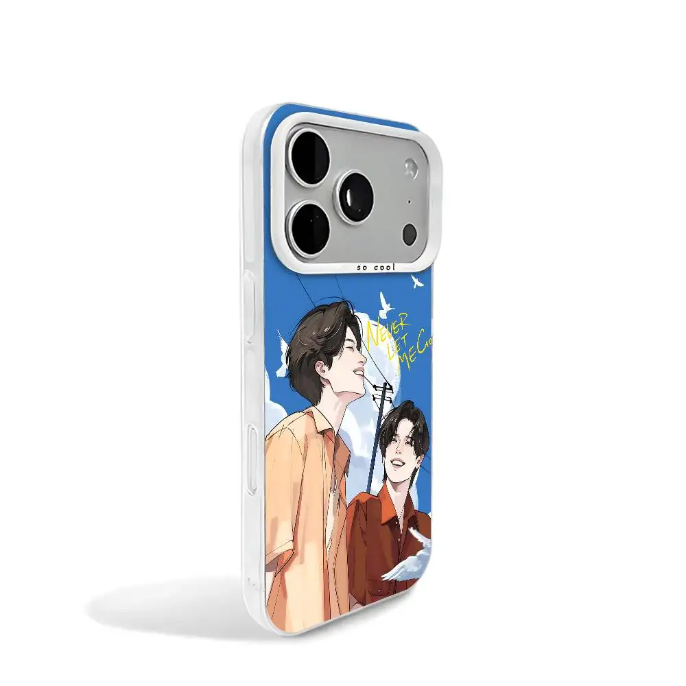 Фото Чехол PondPhuwin White Matte So Cool с защитой объектива и принтом для iPhone 16 15 17 14 11 12 13 Pro Max №2