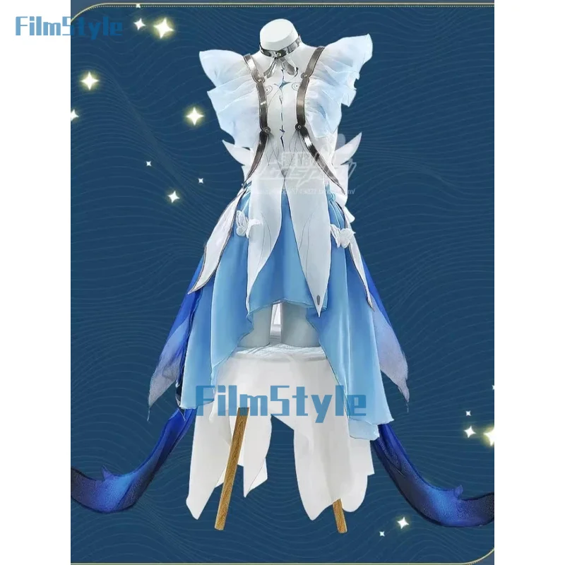 The Shorekeeper Косплей Игра Wuthering Waves Аниме Женщины Девушки Сексуальный Топ Юбка