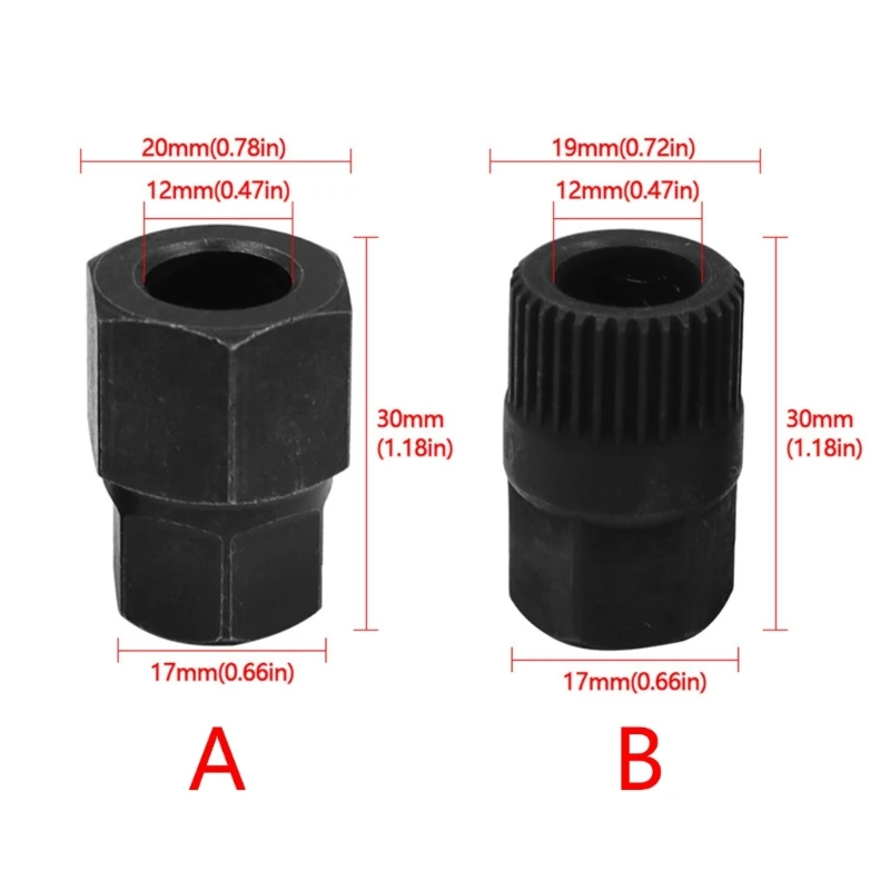 Высококачественный инструмент для снятия шкива генератора муфта гольфа Прямая