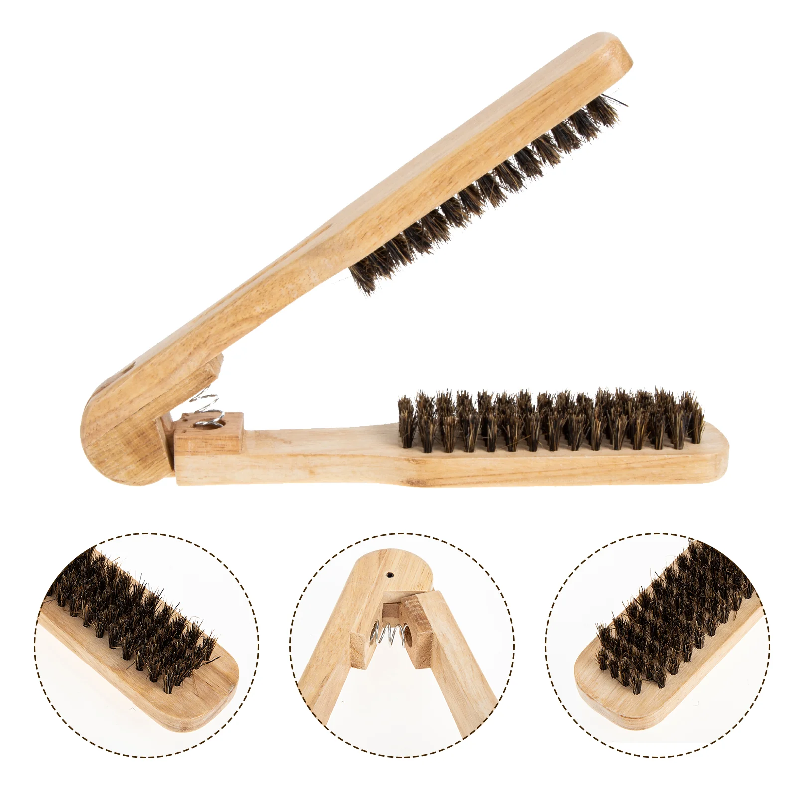

Comb Hair Brush Splint Straightening Straightener Salon Wooden Detangler Double Sided Hairstyling Hairdressing Removing Cutting