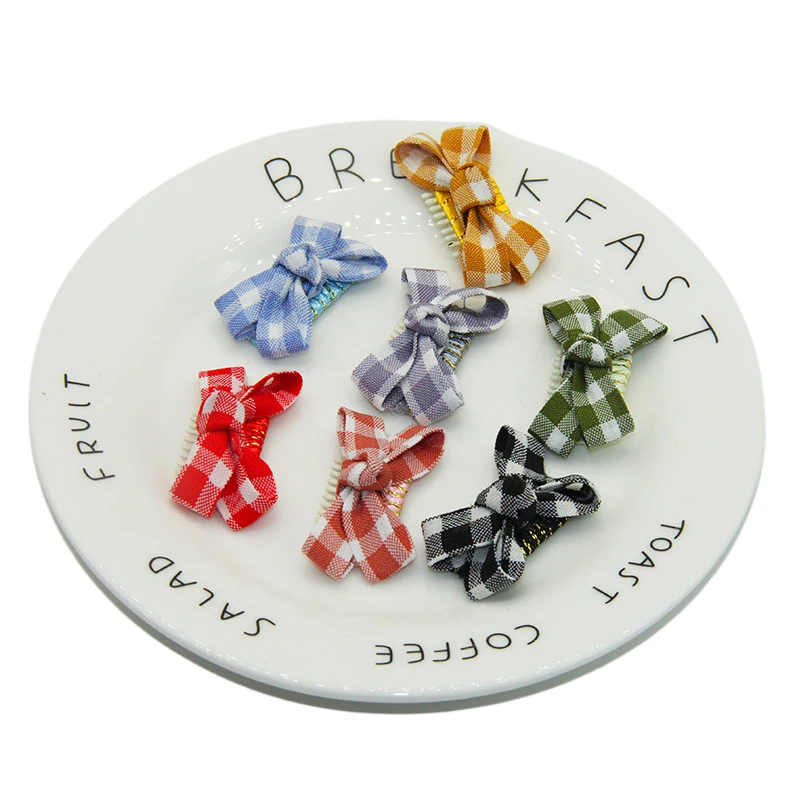 

New Pet Hair Accessories Korean Style Handmade Headband Bowknot Hairpin for Puppy Cat Dog Pet Beauty Products Accessories