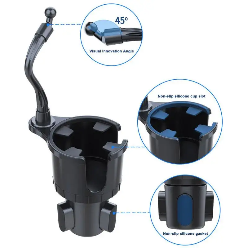 

Universal Car Air Vent Drink Cup Holder Car Cell Phone Holder 360 Degress Rotating Expander Navigation GPS Holder Stands Rack