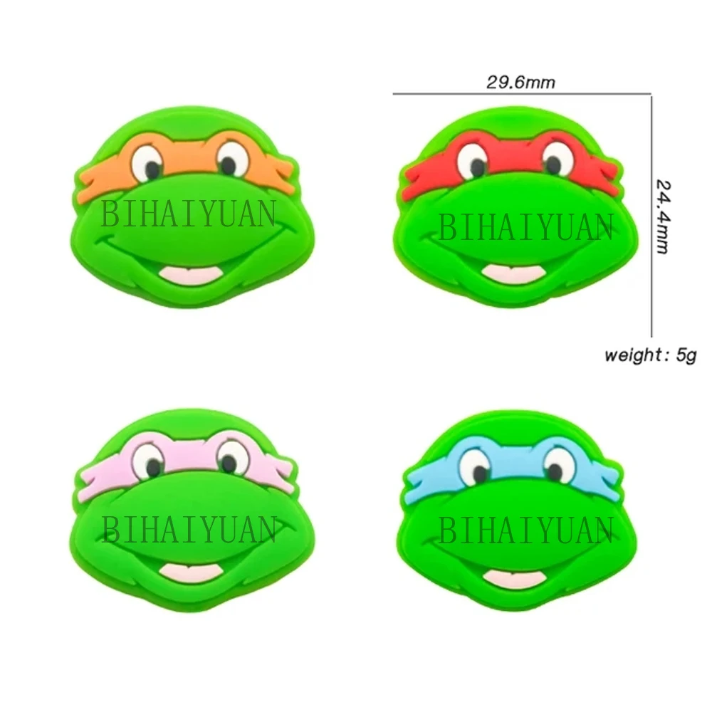 10 шт. подростковые бусины в виде черепашек-ниндзя